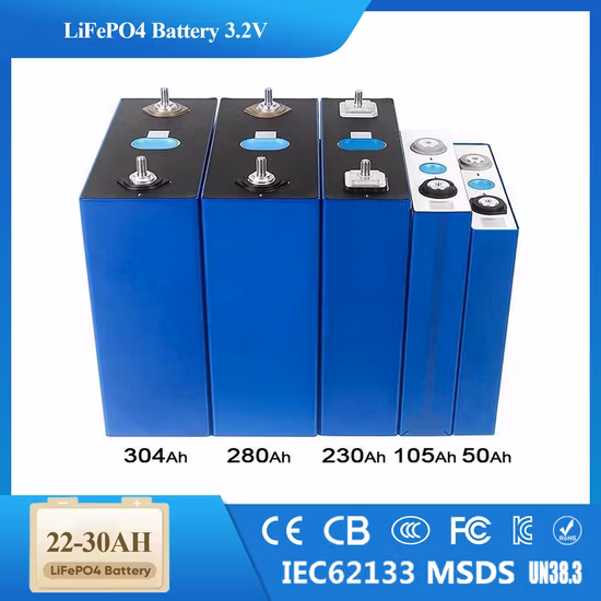 Prismatic 3.2V 20ah LiFePO4 Lithium Battery Cells for Home Solar Energy Storage