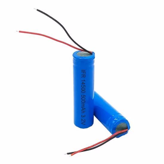 Batteria ricaricabile Ifr 14500 500mAh 3.2V LiFePO4 per batteria al litio di prodotti digitali